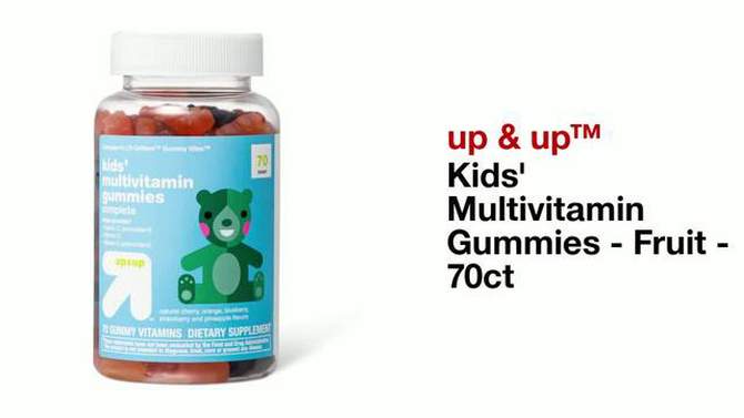 Kids' Multivitamin Gummies - Fruit - up & up™, 5 of 6, play video