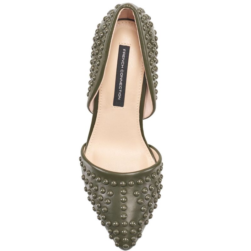 French Connection Women's Pumps High Heels with Studs, 3 of 7