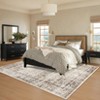 Washable Area Rug 5 x 7 Vintage Distressed Throw Rug with Non-Slip Backing Stain-Resistant Oriental Indoor Carpet Foldable Low Pile Floor Cover - 2 of 4