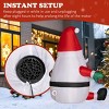 ChicFurnit Inflatable Holiday Decorations 6FT Christmas Santa Claus Inflatable Decoration for Holiday Yard Display, Red, 72.4"*49.2"*72" - 4 of 4