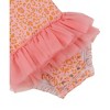 RuffleButts Baby/Toddler Girls UPF50+ Tulle Skirted One Piece Rash Guard - 3 of 4
