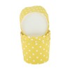 Unique Bargains Polka Dot Print Disposable Baking Cups Wood Pulp Paper PE Coating 2.76"x2.17" 50 Pcs - 3 of 4