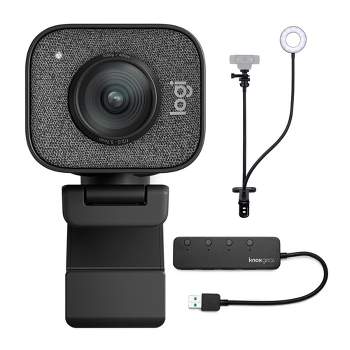mineraal keuken Echter Logitech Streamcam Plus Webcam With Tripod (graphite) And Knox Gear Webcam  Stand : Target