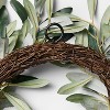 Set of 3 Mini Olive Wreaths with Ribbon - Threshold™ designed with Studio McGee - image 4 of 4