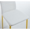 KTMBDW Dining Chairs Set of 4, PU Leather Kitchen Chairs with Padded High Back for Dining Kitchen Living Room, Space-Saving - 4 of 4