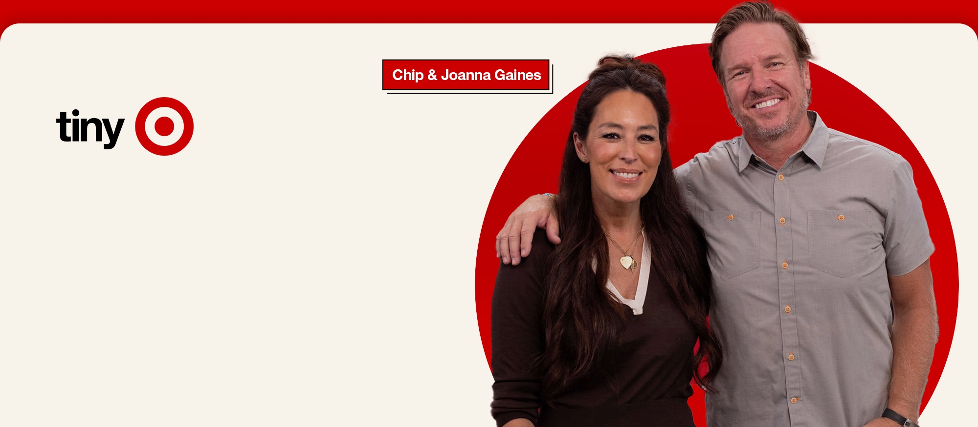 Tiny target with Chip & Joanna Gaines