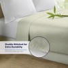 300 Thread Count 100% Organic Bamboo Viscose Flat Sheet Only, Extra Wide, Cooling & Breathable, Double Stitching, Bedding Sheet - 4 of 4