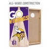 NFL Minnesota Vikings 2'x4' Wood Toss Game Set - 3 of 4