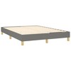 vidaXL Box Spring Bed Frame, Queen Size with Dark Gray Fabric, Durable and Strong Construction - 4 of 4