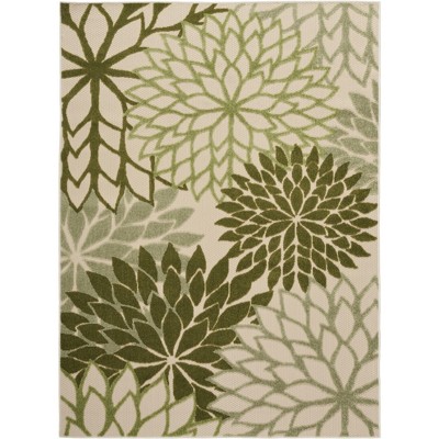 Nourison Aloha Floral Bloom Flatweave High-low Indoor Outdoor Area Rug ...