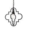 Elegant Lighting Sandara 1 light pendant in black - 3 of 4