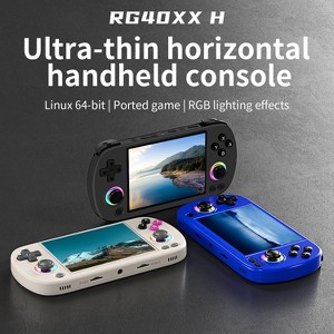 Voacle RG40XX H Retro Handheld Game Console ,4.0 Inch IPS Screen Linux System Built-in 64G TF Card Support TV Output 5G WiFi Bluetooth 4.2(Gray) - 1 of 4