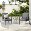 Christopher Knight Home Riley Outdoor Rope and Aluminum Upholstered Club Chair (Set of 2) - 2 of 4