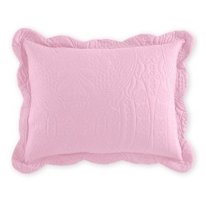 BrylaneHome Lily Damask Bedspread Bedding Collection - 1 of 3