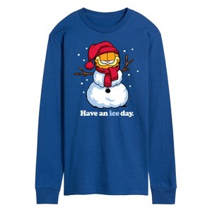 Men's - Garfield - Have An Ice Day Long Sleeve Graphic T-Shirt - 1 of 4