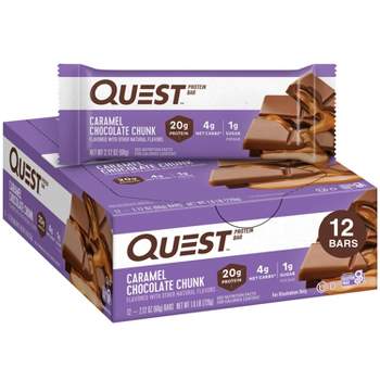 Quest Nutrition Protein Bar - Caramel Chocolate Chunk - 12ct/25.33oz