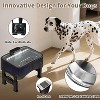 8.5L/2.25Gal Elevated Dog Water Fountain, 4 Height Adjustable Raised Dog Water Bowl Dispenser for Large Dogs with Stainless Steel Tray - 3 of 4