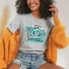 Simply Sage Market Women's Happiness Comes In Waves Vintage Short Sleeve Graphic Tee - 2 of 4