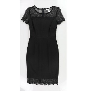 bar III Womens Lace Contrast Sheath Dress - 1 of 2