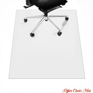 Office Chair Mat for Carpet Floors, 36'' x 48'' /45'' x 53'' Computer Desk Chair Mat for Carpeted Floors, Easy Rolling - 1 of 4