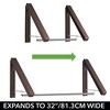 mDesign Expandable Wall Mount Laundry Air Drying Rack Clothing Storage - image 3 of 4