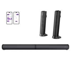 ULTIMEA Apollo S40 Pro 2-in-1 Detachable Sound Bar,Bluetooth 5.3,3