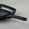 BergHOFF Helix Nonstick Ceramic Grill Pan 10.25", Recycled Aluminum, Black - 3 of 4