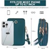BEAFUP Women's Mini Crossbody Bag - Stylish and Functional Water-Resistant Phone Pouch, Adjustable Shoulder Strap,Multiple Compartments - 3 of 4