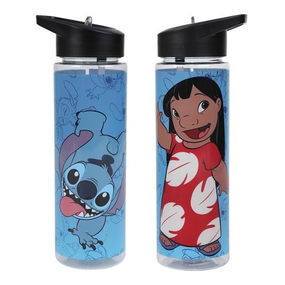 Silver Buffalo Disney Lilo & Stitch Bubble Tea Plastic Water Bottle And  Decal Sticker Set : Target