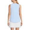 Lands' End Women's Sleeveless Power Performance Scoop Neck Curved Hem Tunic Tank - 2 of 4