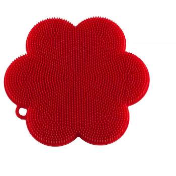 Kuhn Rikon Stay Clean Flower Silicone Scrubber : Target