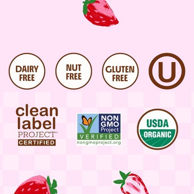 Happy Wolf Organic Kids Refrigerated Snack Bars, Strawberry - 4.23oz/5ct
