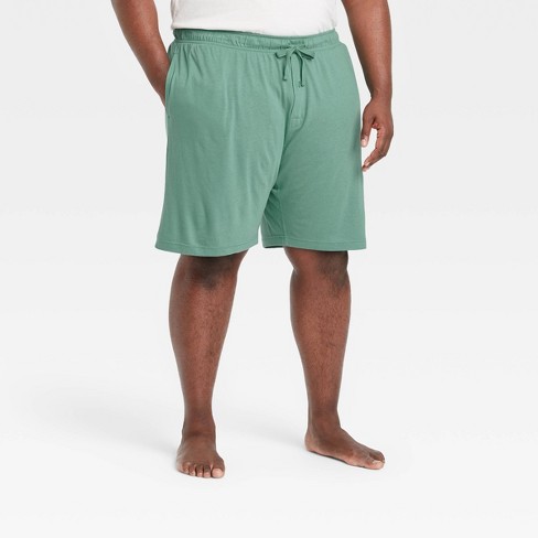 Men's Big & Tall 9 Regular Fit Knit Pajama Shorts - Goodfellow & Co™ Green  5xl : Target