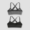 Hanes Girls' 2pk Seamless Racerback Bra - 2 of 3