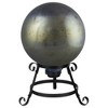Northlight 10" Mercury Glass Metallic Mirrored Outdoor Garden Gazing Ball - 3 of 3