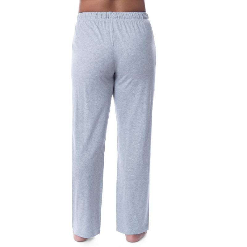NASA Womens' Space Logo Icon Sleep Pajama Pants Loungewear Grey, 2 of 4
