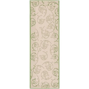 Courtyard CY2665 UV & Stain Resistant Non-Shedding Power Loomed Indoor/Outdoor Rugs - Safavieh - 1 of 4