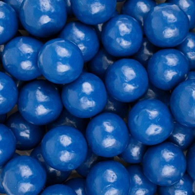Navy, Mid-Blue & White Candy Coated Dark Chocolate Malted Milk Balls *200  Lb. Minimum Order*