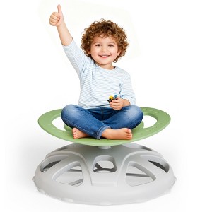 Kids Sensory Swivel Chair with Safety Handle & Non-Slip Design, Spinning Chair for Autistic Kids, Training Body Coordination - 1 of 4