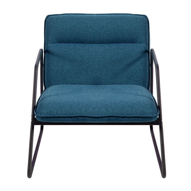 Neutypechic Modern Linen Upholstered Accent Chair Loveseat Sofa, 4 of 7
