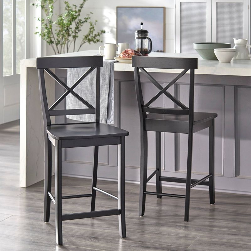 Set of 2 24" Albury Counter Height Barstools - Buylateral, 3 of 6