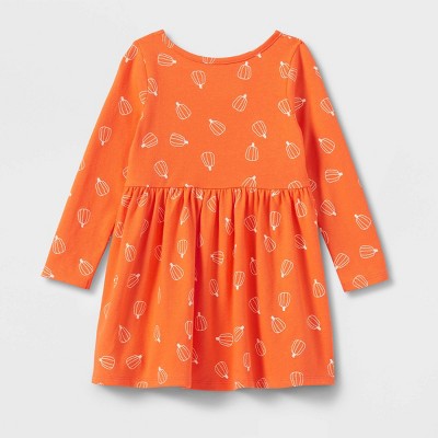 NEW Pumpkin Girls Sleeveless White Orange Ruffle Dress 18 M 2T 3T 4T 5T 