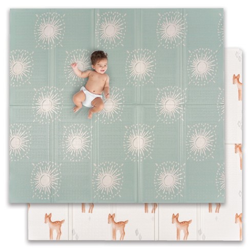 Jumpoff Jo 77 x 70 Waterproof Foam Padded Baby Play Mat Extra Large Oh Deer | Target