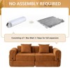 Dolonm Combination Sofa, Foldable Casual Sofa, No Assembly Required,3-seats 3-Pads, for Living Room and Bedroom - 3 of 4