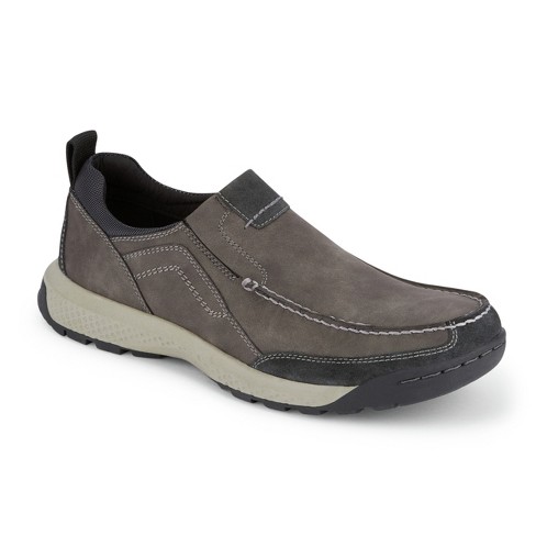 Dockers Mens Albright Rugged Casual Slip-on Shoe, Charcoal, Size 8 : Target