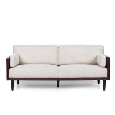 Sofia Mid-Century Modern Upholstered 3 Seater Sofa - Christopher Knight Home