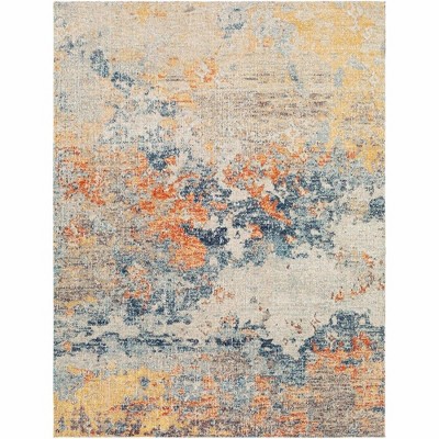 Mark & Day St Donatus Rectangle Woven Indoor and Outdoor Area Rugs Burnt Orange