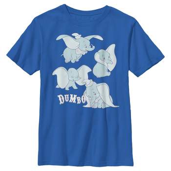 Cutely Target Dumbo : Boy\'s T-shirt Outline Sitting