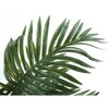 Monarch Specialties Artificial Plant 34 inch Tall Palm Tree Indoor Faux Fake Floor Greenery Potted Real Touch Decorative Green Leaves Black Pot - 4 of 4