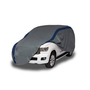 Duck Covers 15"x5" Weather Defender SUV Automotive Exterior Cover Gray/Blue: Outdoor Hail Protection Car Cover - 1 of 4